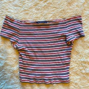 Stripped Brandy Melville tee